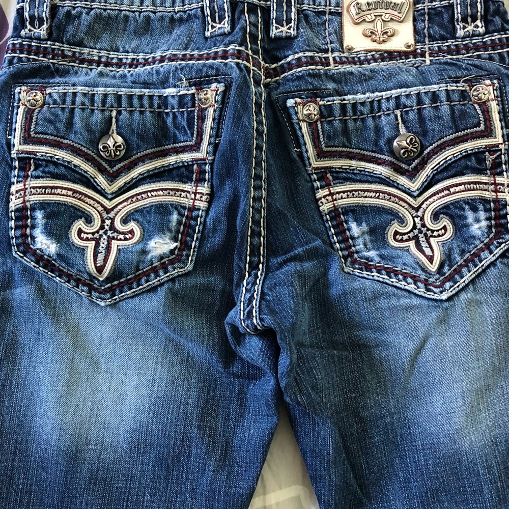 Mens Rock Revival jeans